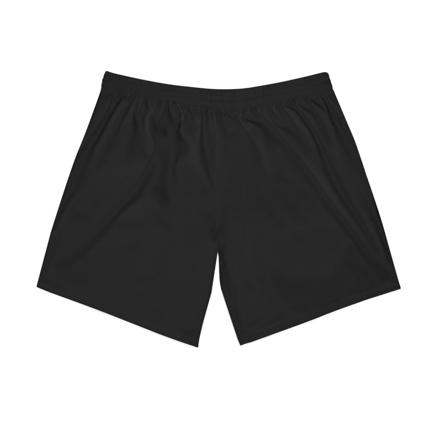 Men's Elastic Beach Shorts (AOP) Black